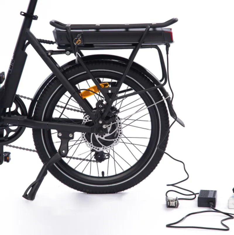 Chill-e Low Step Folding Electric Bike Black E-Bike-8